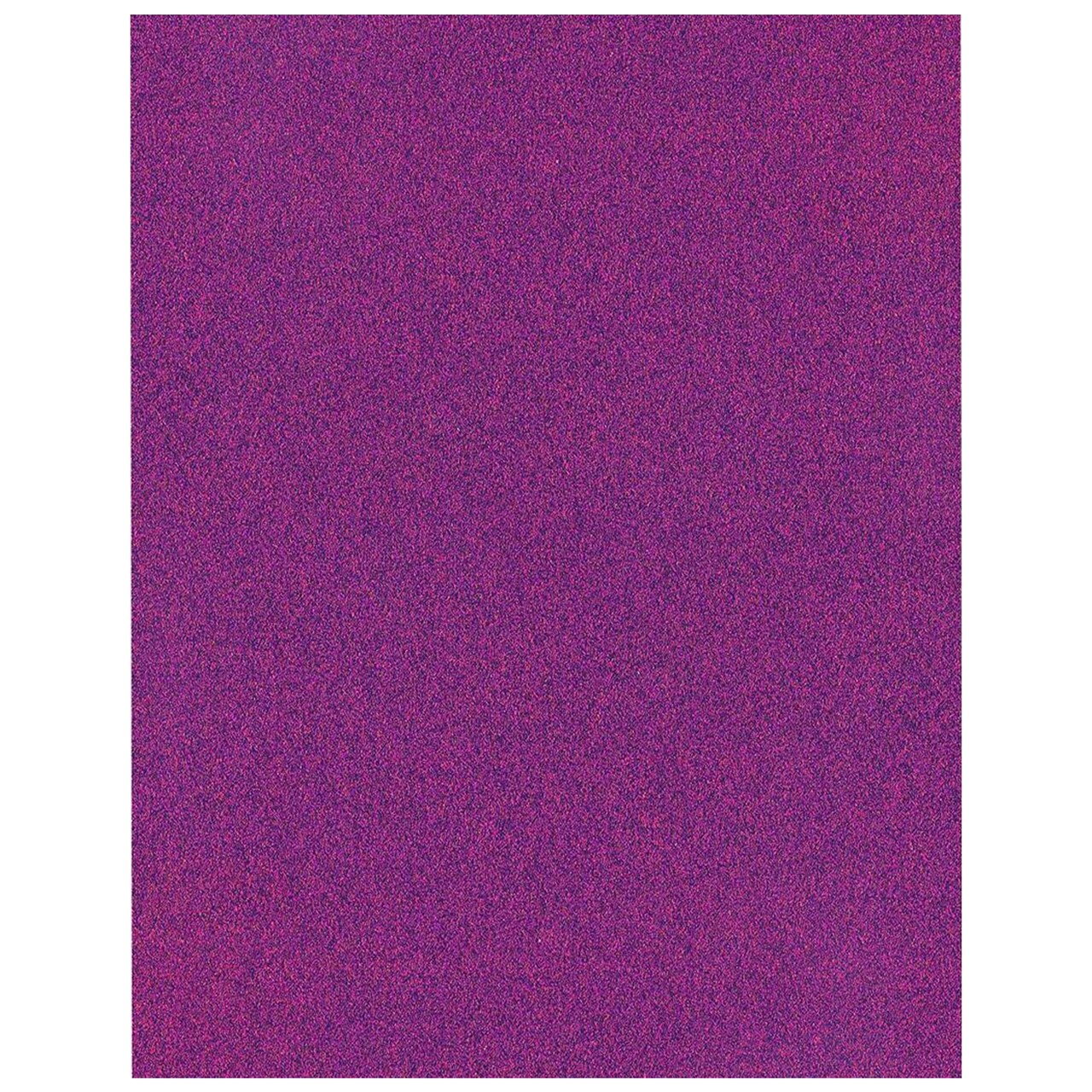 PA Paper Accents Glitter Cardstock 8.5" x 11" Heather Purple, 85lb colored cardstock paper for card making, scrapbooking, printing, quilling and crafts, 5 piece pack